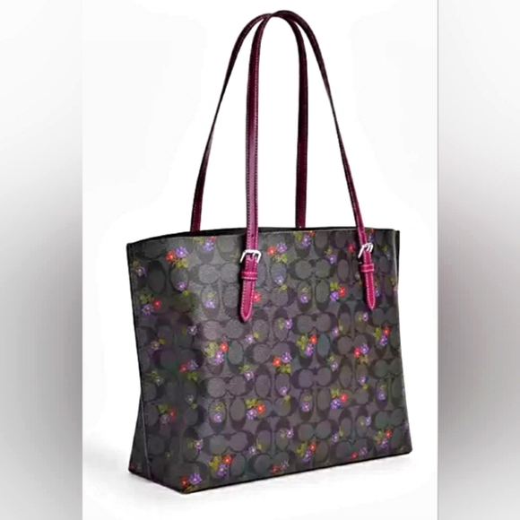 COACH 🥳HOST PICK🥳Mollie Tote Bag In Signature Canvas With Country Floral Print - Picture 2 of 8